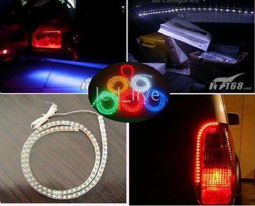 Flexible White Led Strips 48CM 48LED(Audi stlye led)