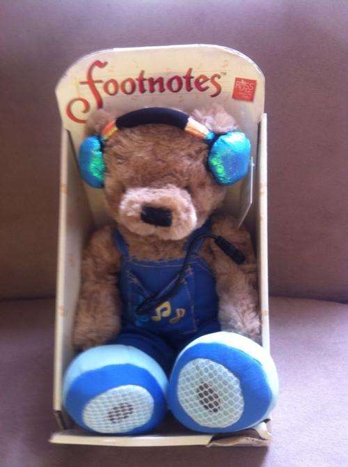 Russ Footnotes speaker Teddy Bear (collectors item)