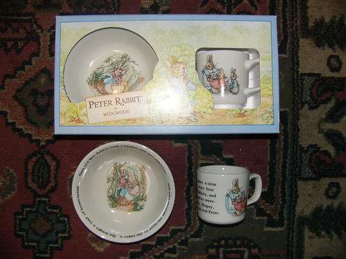 Peter Rabbit 2pce set bowl and mug.