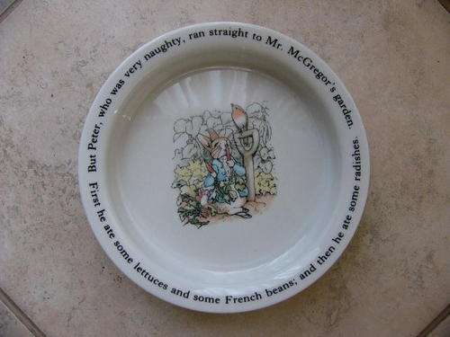 Peter rabbit wedgwood porridge bowls