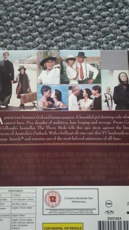 DVD- The Thornbirds + 4 other classic`s