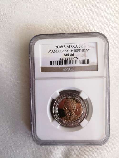 Nelson Mandela 5 Rand Coin