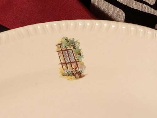 Hand painted plate