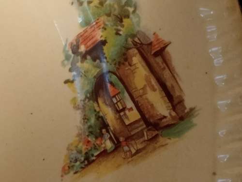Hand painted plate