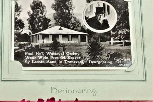Paul Kruger Post Card - Autentic
