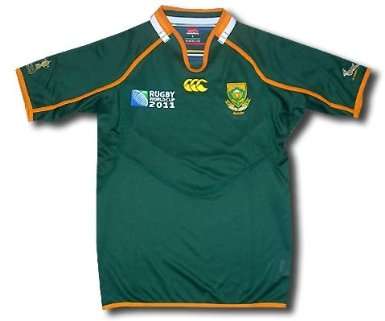 South African 2011 World Cup Rugby Shirt - Size 9-10