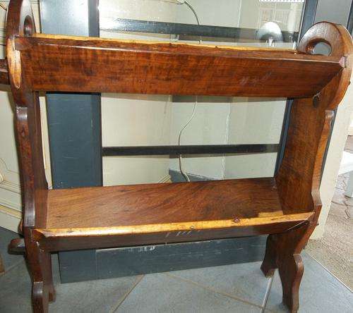 A tambotie bookshelf