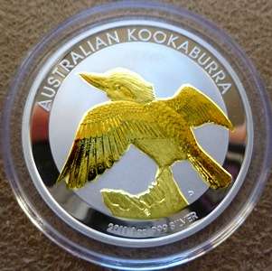 Silver Bullion and Gilded Kookaburra Combo