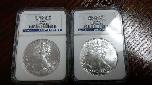 Silver 2010 MS69 Silver Eagle