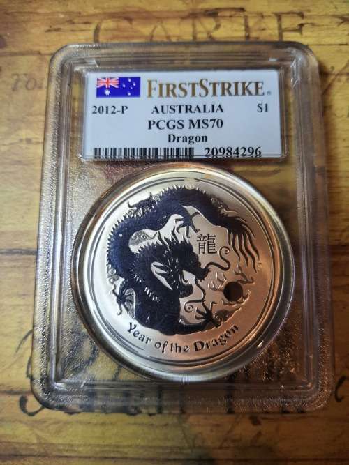 Silver 2012-P Dragon - MS70 - FirstStrike