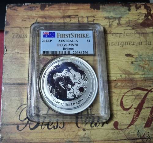 Silver 2012-P Dragon - MS70 - FirstStrike