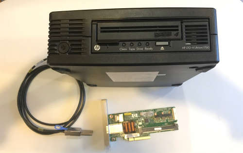1.LTO-4 External HP Ultrium Tape drive Kit ¿ up to 1.6TB per tape