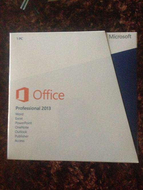MS Office Professional 2013 Original retail single pack sealed user license - not used! dvd included