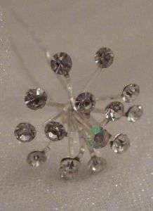 Diamante starburst hairpin set of 5 - Free postage