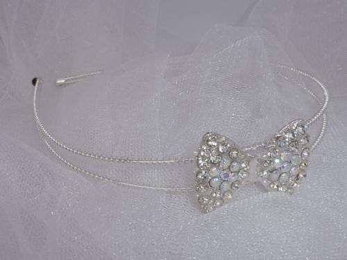 Diamante Bow Alice Band