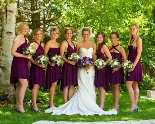 Convertible Bridesmaids Dress - short, Made to measure by Dream Day Couture