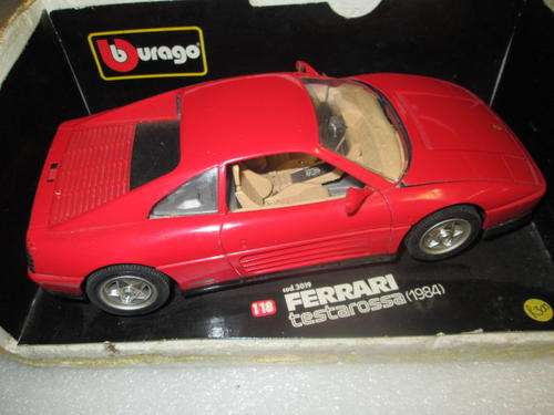 BURAGO SCALE 1/18 FERRARI TESTAROSSA 1985