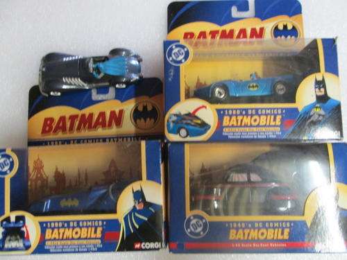 CORGI BATMOBILES  X 4