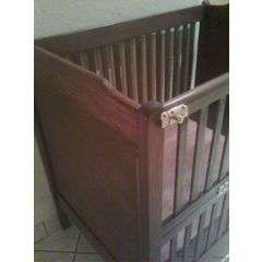 Wooden baby cot