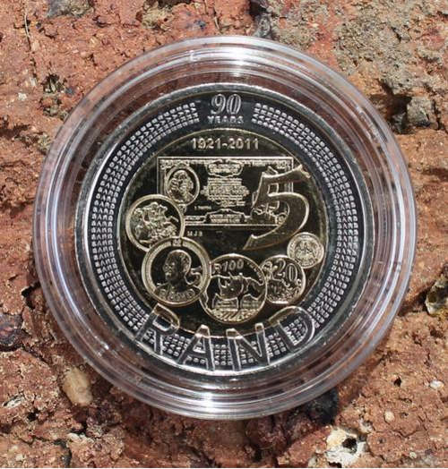 280X 2011 R5 SARB Anniversary Coins, Untouched, Uncirculated, Encaspulated