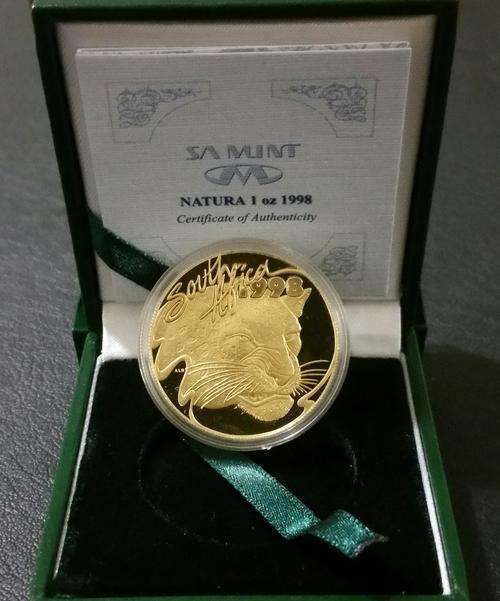 ###Rare 1998 Natura Leopard 1oz Gold### Big 5