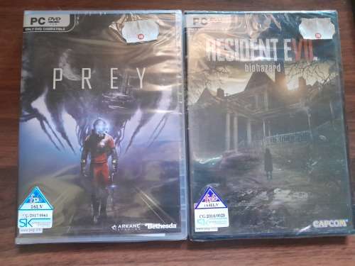 2 PC Games - Prey and Resident Evil Biohazard (Still Sealed)
