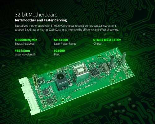 ORTUR Laser Master 2 Laser Engraving Cutting Machine With 32-Bit Motherboard 7w 15w 20w Fast Speed H