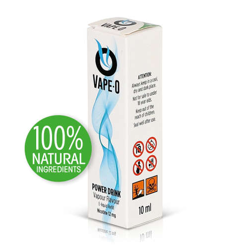 Vape-O 10ml Refill Liquid -Power Drink Flavour 12mg Nicotine