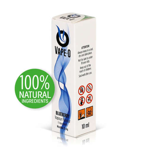 Vape-O 10ml Refill Liquid -Blueberry Flavour 12mg Nicotine