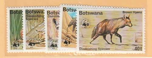 Botswana 1977 Deminishing Species Unmouhnted Mint