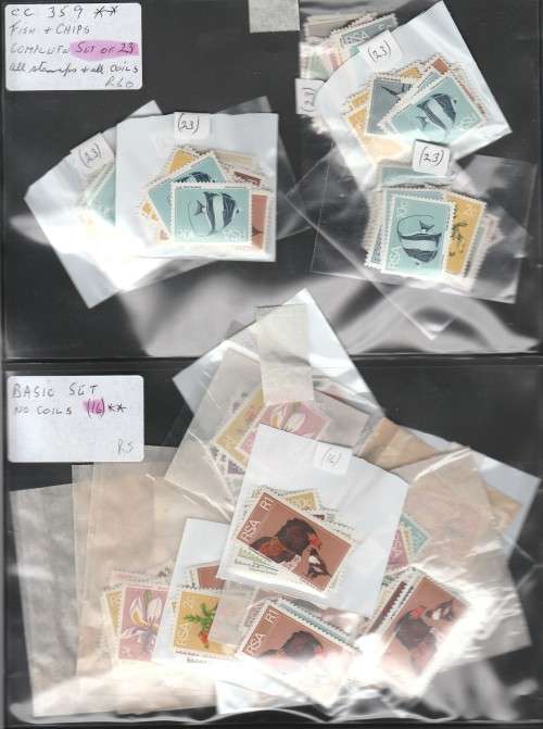 South Africa, Fish & Chips Definitives, Bulk Lot
