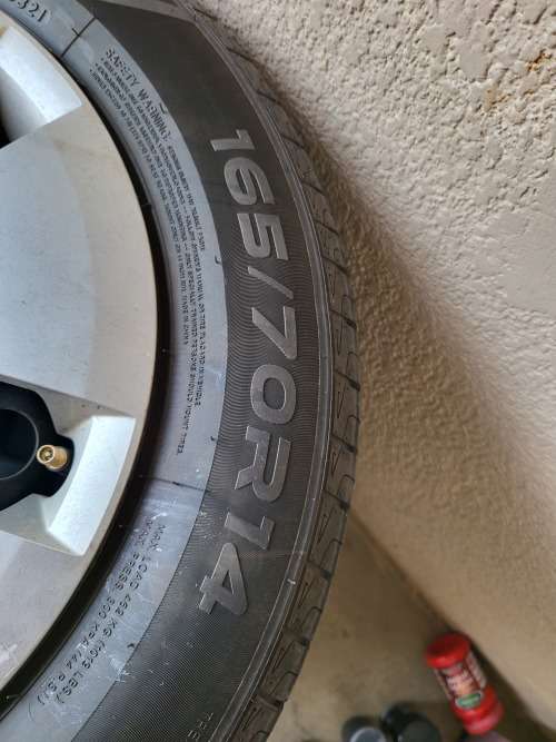 14`` Rim and Tyres (own courier to be used)