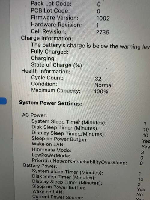 Apple MacBook Air 13` 2020 M1 (battery count 32)