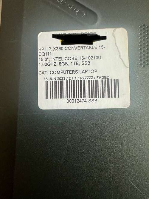 HP HP Pavilion x360 Convertible 15-dq1xxx
