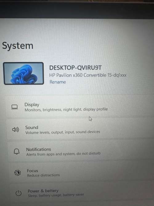 HP HP Pavilion x360 Convertible 15-dq1xxx