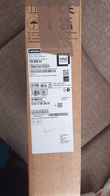 Lenovo ThinkPad T470 Intel i5, 7th Gen Laptop with 8GB Ram + 256GB SSD