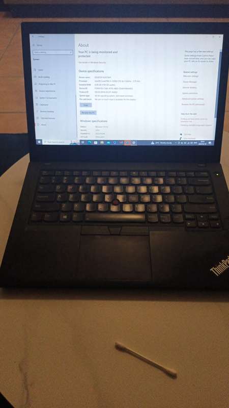 Lenovo ThinkPad T470 Intel i5, 7th Gen Laptop with 8GB Ram + 256GB SSD