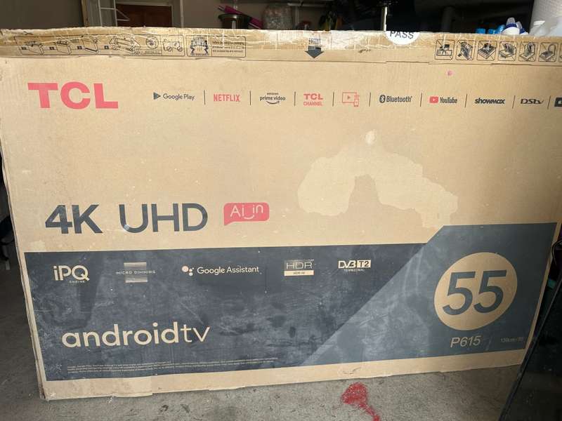 TCL P615K 4K Smart Android TV (Broken/read description)