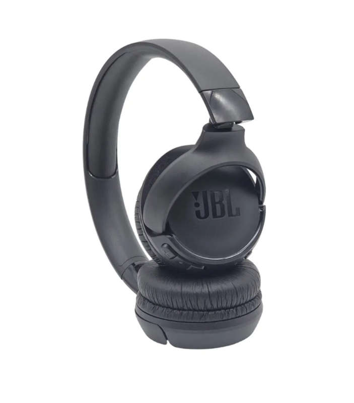 JBL Wireless On-Ear Headphones Over-ear Bluetooth Headphones Foldable (Black)