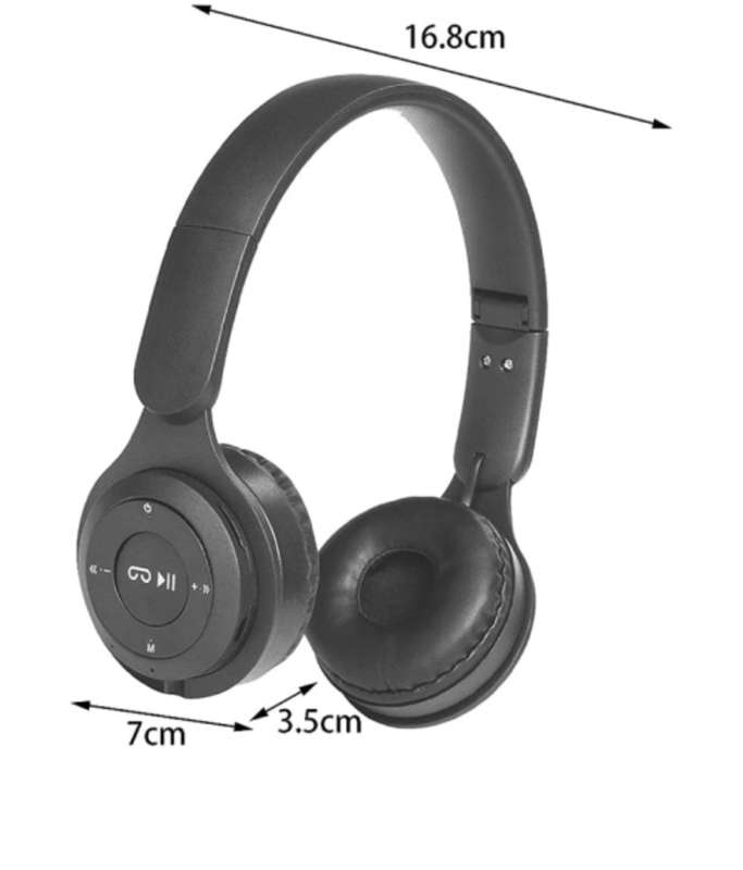 JBL Wireless On-Ear Headphones Over-ear Bluetooth Headphones Foldable (Black)