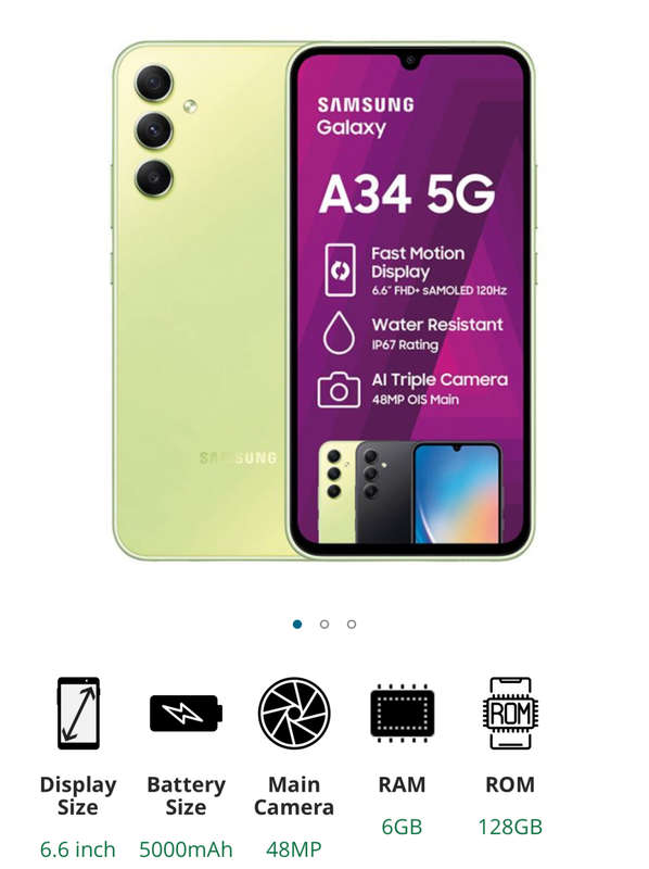Samsung A34 5g (used)