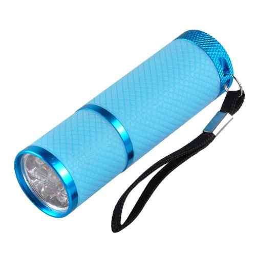 Mini UV / LED poly acrylic gel curing light torch BLUE