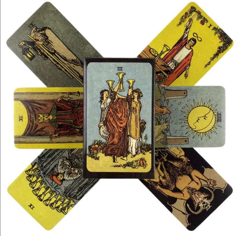 Smith-Waite® Tarot Borderless Edition 84 Cards Deck