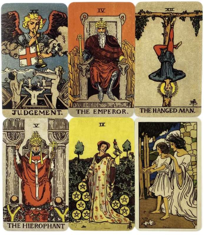 Smith-Waite® Tarot Borderless Edition 84 Cards Deck