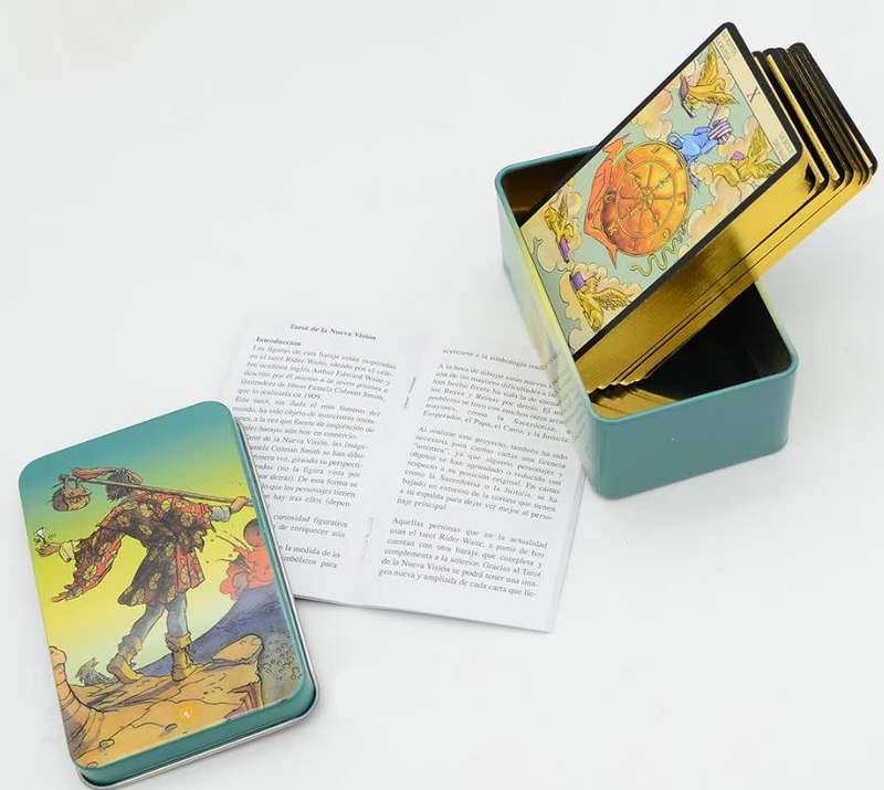 Raider-Waite® Tarot Gold Edged Cards Deck in Tin Box
