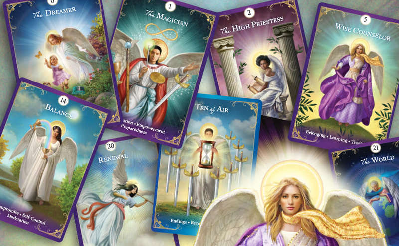 GUARDIAN ANGEL TAROT 78 CARDS DECK WITH KEYWORDS