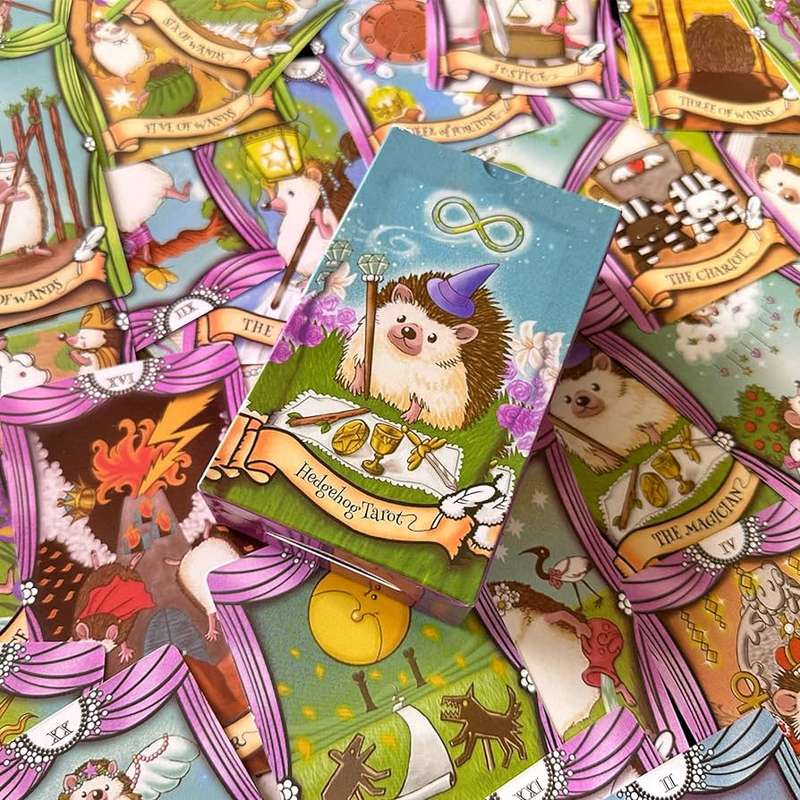 FABLE HEDGEHOG LARGE CARDS TAROT DECK WITH GUIDEBOOK