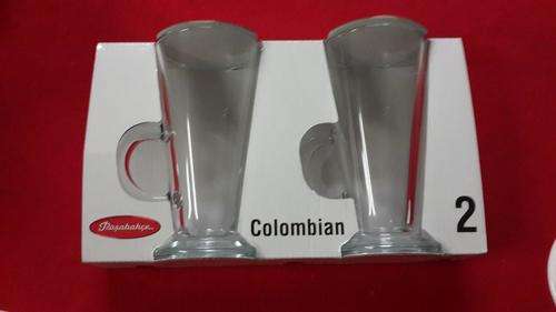 6 Glass Latte Mugs