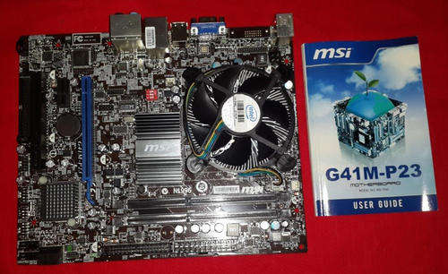 MSI Core 2 Duo Main Board and Processor