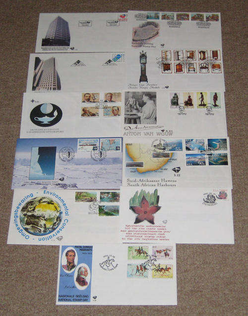 RSA - lot of  27 FDC (1988 - 1993) !!!!!!!!!!!!!!!!!!!!!!
